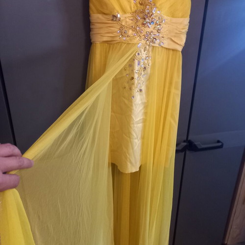 Evening dress Acne Studios yellow, like new, size L