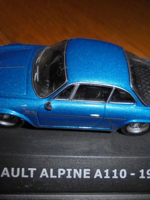 Μινιατούρα αυτοκίνητο Renault Alpine A110 1973 καινούργιο, μπλε