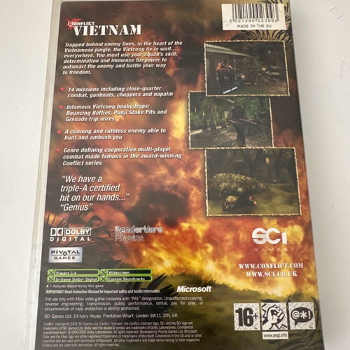 Conflict Vietnam Xbox CD like new