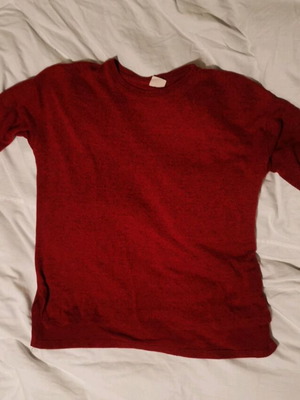 Long Sleeve Blouse used, red, size M