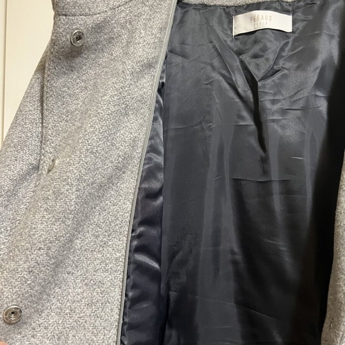 Louis Féraud wool coat, size M, gray
