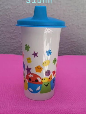 Παιδικό ποτήρι Tupperware 310 ml με μπρελόκ καινούργιο