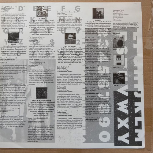 R.E.M. The Best Of LP rock, like new