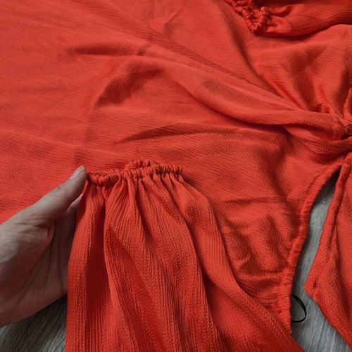 H&M Coral Cut-Out Dress M brand new, vibrant orange-red