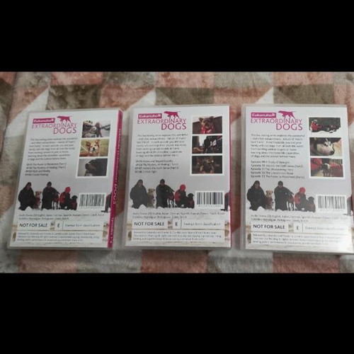 Extraordinary Dogs DVD like new, 3 discs with Greek subtitles