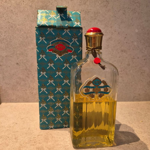 4711 Blue & Gold Double Eau de Cologne 500ml vintage gift set