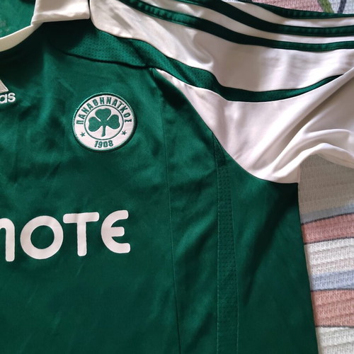 Panathinaikos Authentic Vintage 2007-08 Football Jersey Papadopoulos #11 Large