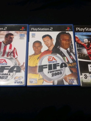 FIFA PS2 πακέτο μεταχειρισμένο 2002/2003 με μανουαλ