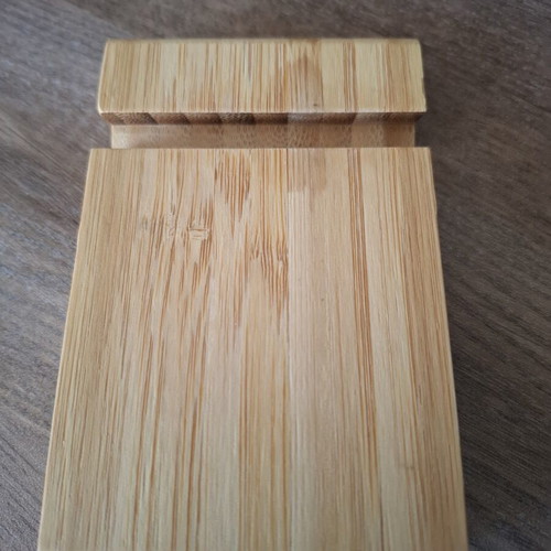 Wooden mobile-tablet stand like new in light color