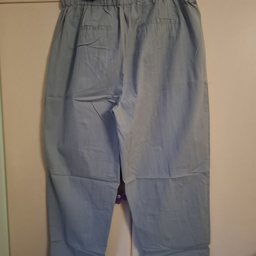 Pink Woman airy pants size L 40 12 like new, green