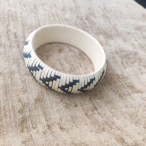 Bracelet fixed new sevres design white and black