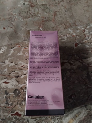 Cellojen Splendor Cleansing Gel 100ml new