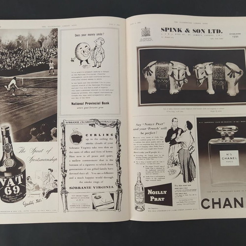 The Illustrated London News vintage magazine 1955