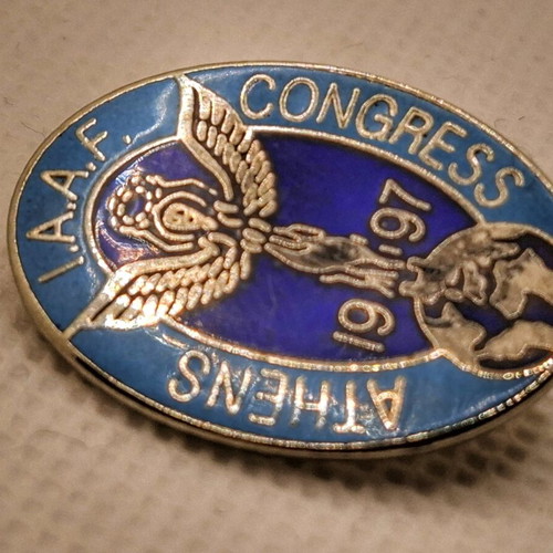 Athens I.A.A.F Congress 1997 Pin like new