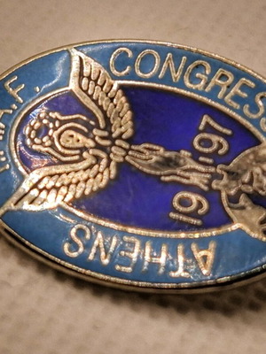 Athens I.A.A.F Congress 1997 Pin like new