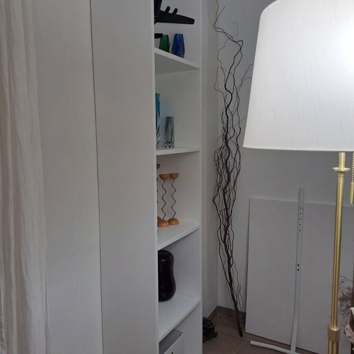 Bookcase MDF white lacquer SCIC Cucine d'Italia new