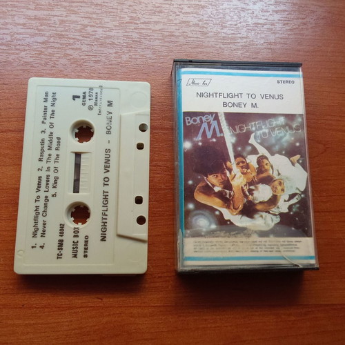 Boney M Nightflight To Venus audio tape used, 1980s