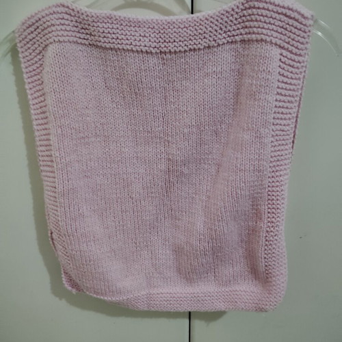 Handmade knitted kazaka sweater, pink