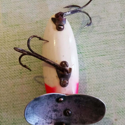 Fred Arbogast Jitterbug vintage fishing lure used with original box