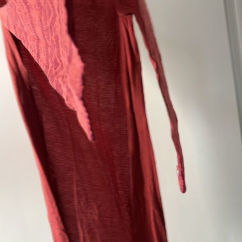 Pull & Bear top no S, new, open sides, brick red