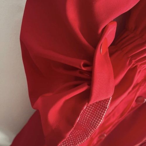 Coat red, size L/40, like new