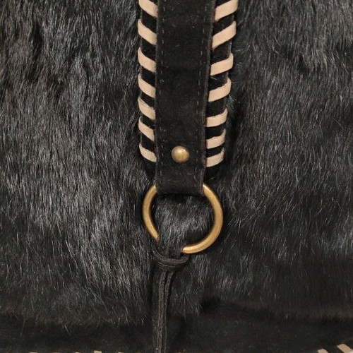 Fur bag black like new, winter style
