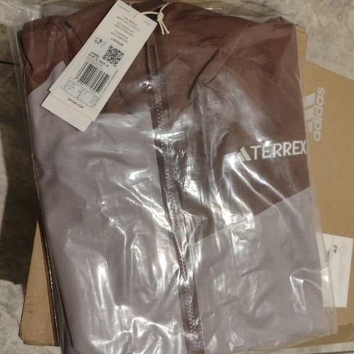 Adidas Terrex windbreaker new, waterproof, pink, women's M