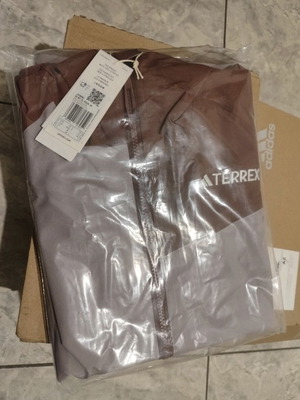 Adidas Terrex windbreaker new, waterproof, pink, women's M