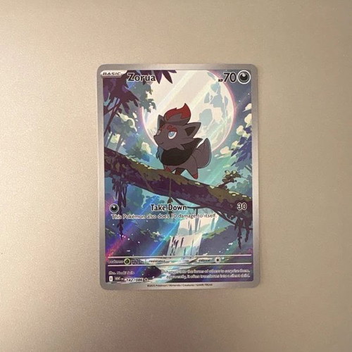 Zorua 142/086 White Flare card new condition