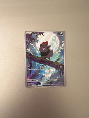 Zorua 142/086 White Flare card new condition