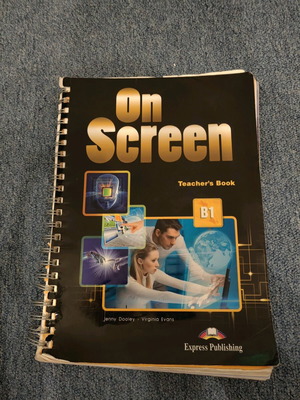 On screen B1 Teacher's book used