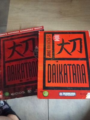 Daikatana PC game used with official strategy guide
