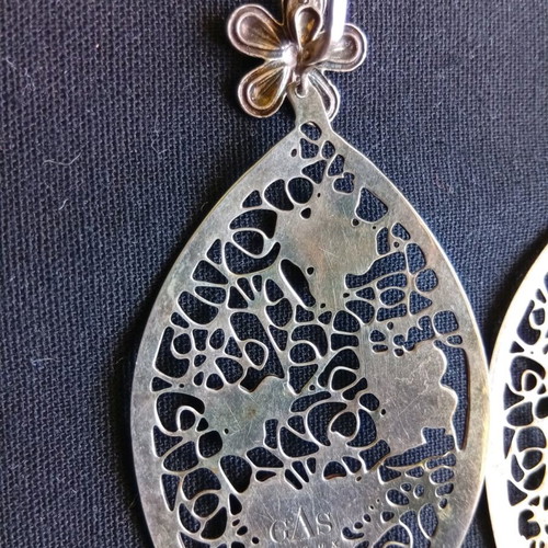 Gas Bijoux earrings like new, silver, French boutique