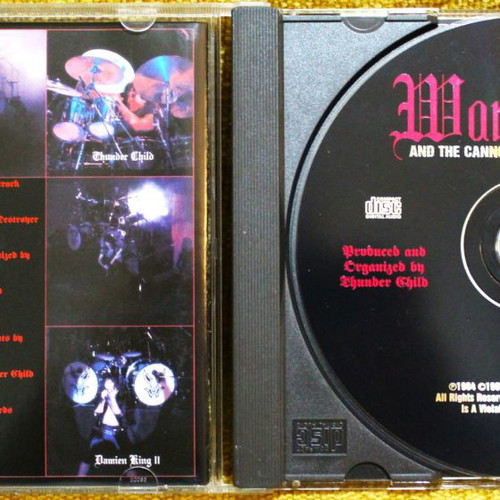 Warlord And The Cannons Of Destruction Have Begun CD used, heavy metal