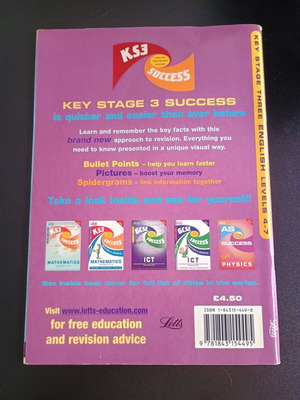 KS3 Success Visual Revision Guide Αγγλικά επίπεδα 4-7 σαν καινούργιο