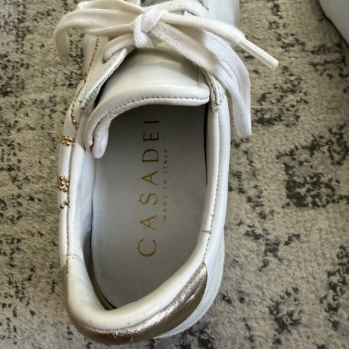 Casadei sneakers white used, size 37, athletic style