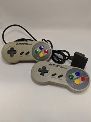 Χειριστήρια Super Famicom μεταχειρισμένα, πακέτο 2, συμβατά με Super Nintendo