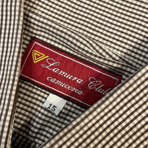 Lamura Club checked men's shirt size 38 like new