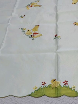 Easter tablecloth new 1.35x1.35