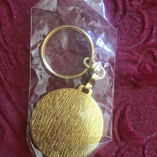 Montenegro basketball keychain, orange and gold