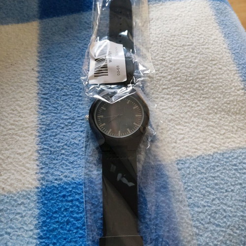 Wooden wristwatch new men's black