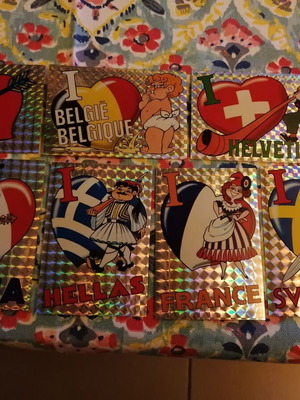 Collectible 90s stickers new, pack of 50 pieces