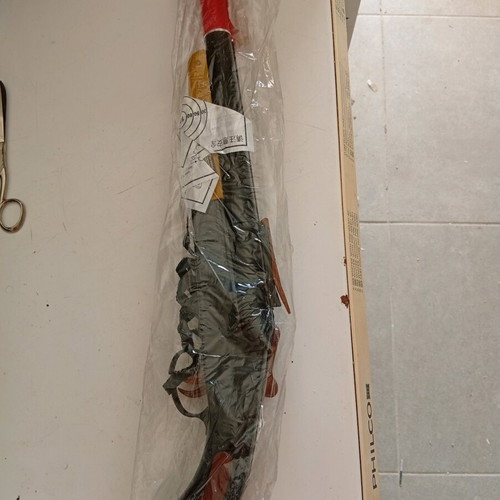 Toy double-barrel shotgun new with plastic pellets
