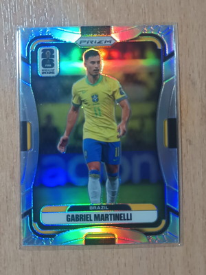 Gabriel Martinelli Silver Prizm Panini Prizm FIFA World Cup 2026 card
