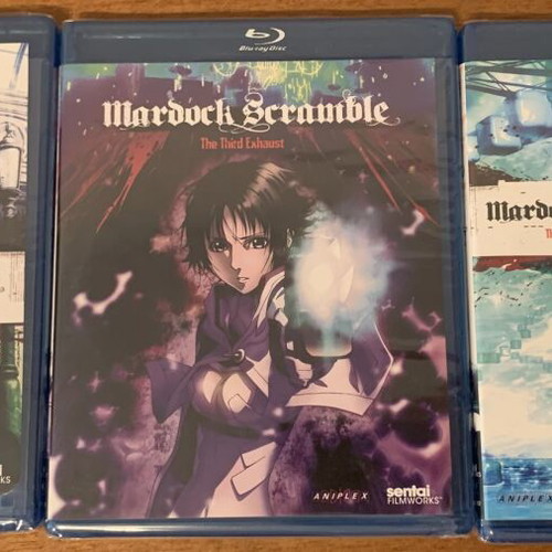 Mardock Scramble Movie Set Blu-Ray new, complete series with subtitles