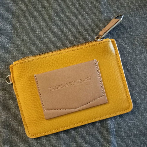 Trussardi wallet like new, yellow