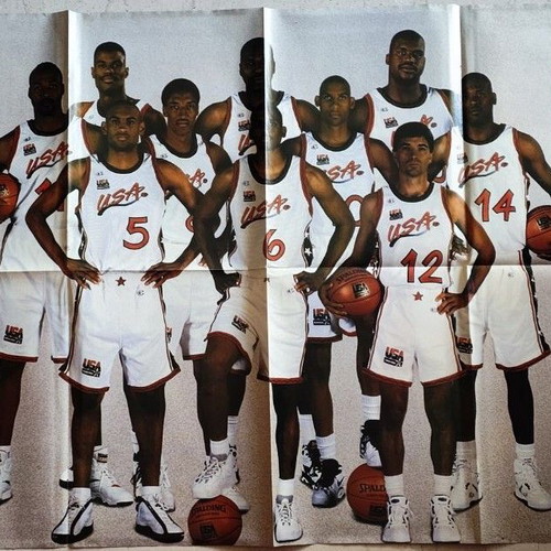 Rare double poster Dream Team 3 and Chicago Bulls 1996 like new