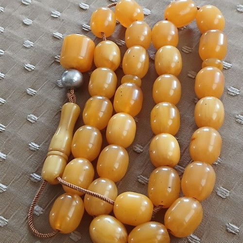 Mastic Worry Beads chatzikos10 used, old German Bakelite