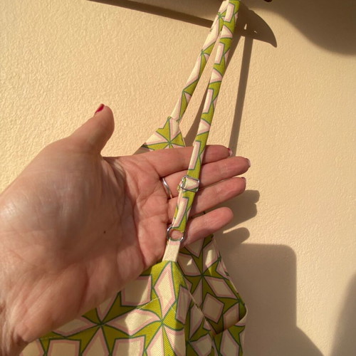 Long dress Kado handmade clothes new, lime and beige shades