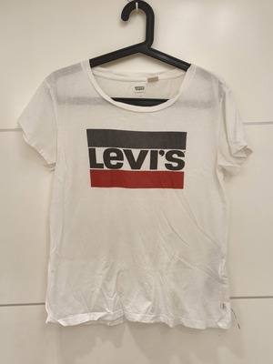 Levi's The Perfect Tee white sportswear t-shirt size S